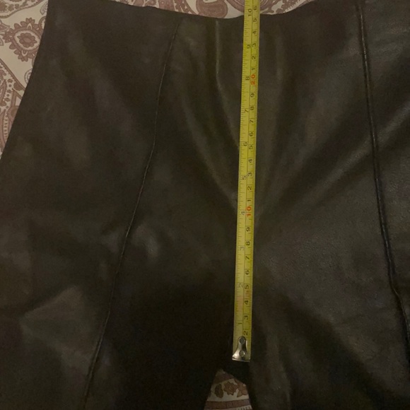 Marciano leather leggings. Mid-rise. Size small. - Picture 8 of 9